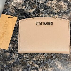 Steve Madden Beige Card Holder/Wallet
